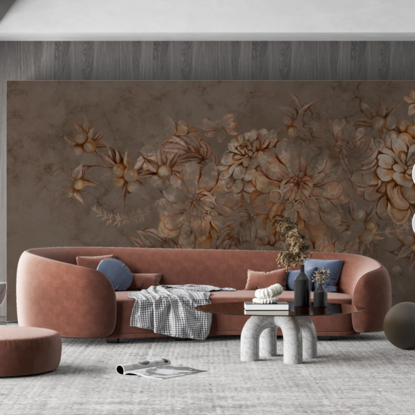 Nástěnná malba Mizející kytice