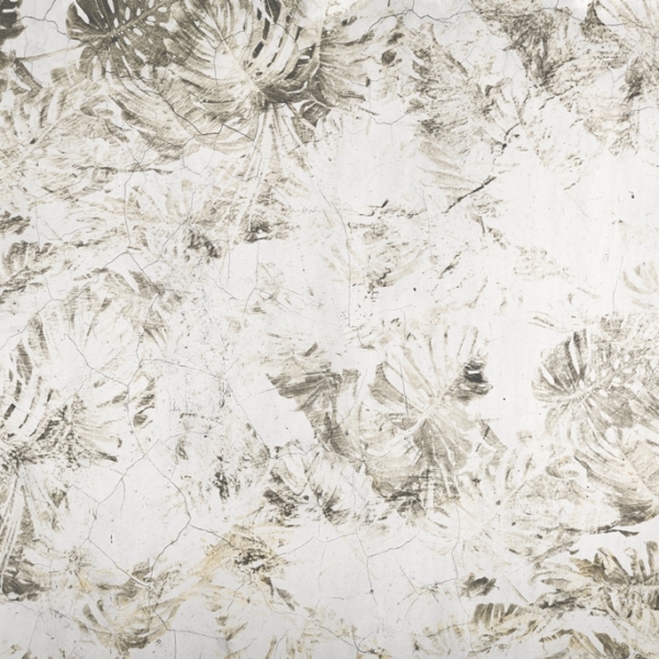 Zničená nástěnná malba Monstera