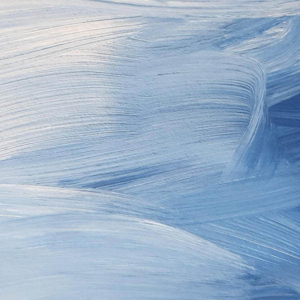 Nástěnná malba Štětcem malovaná modrá