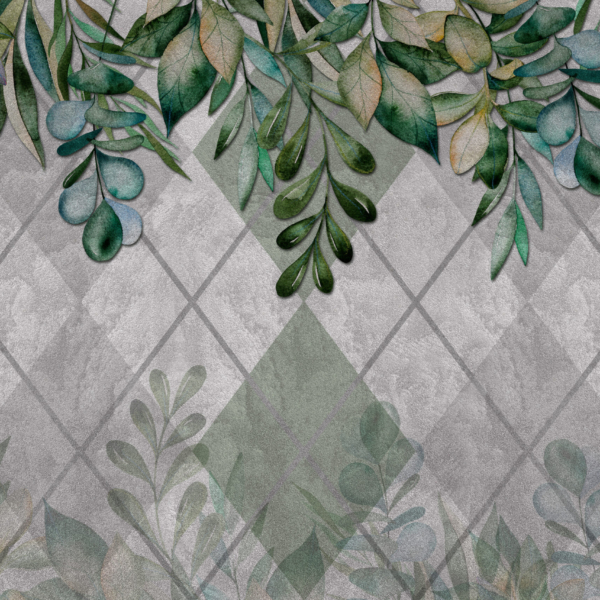 Nástěnná malba Tropická geometrie