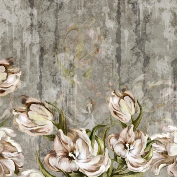 Tapeta Závěsné květiny na tmavém pozadí