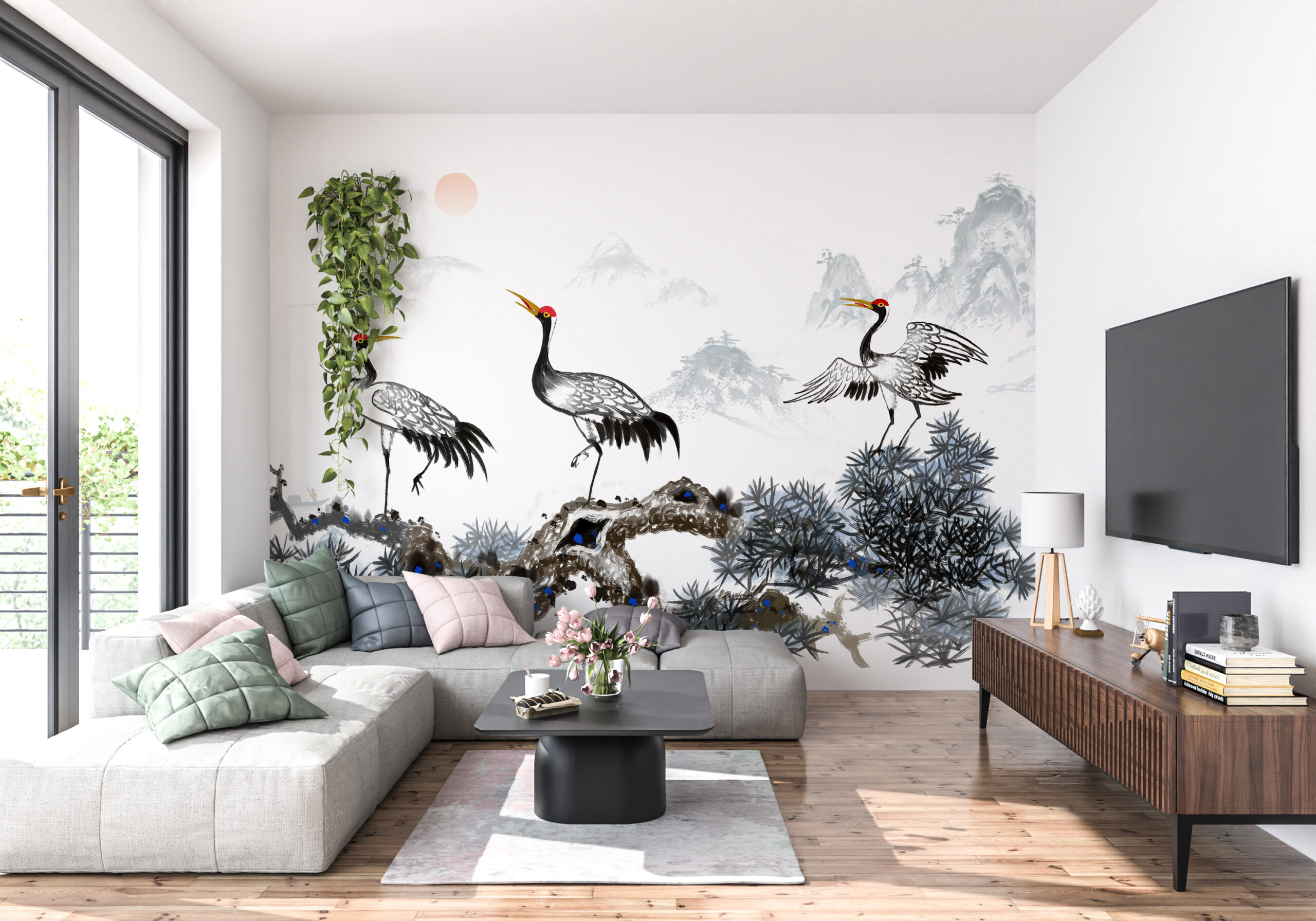 Tapety Ptáci v horách