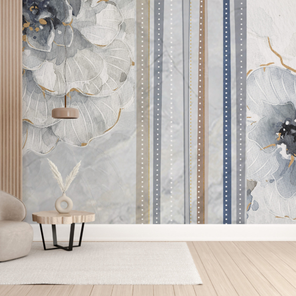 Nástěnná malba Umělecký květinový motiv