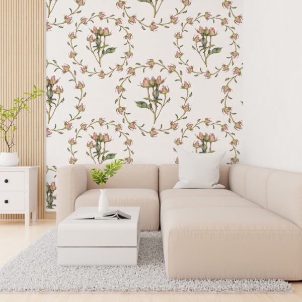 Nástěnná malba Věnec z růží