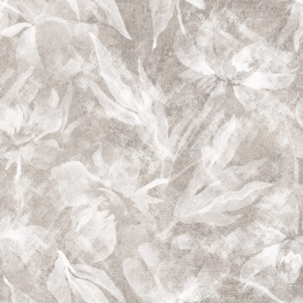 Tapety Květiny Šedá Béžová