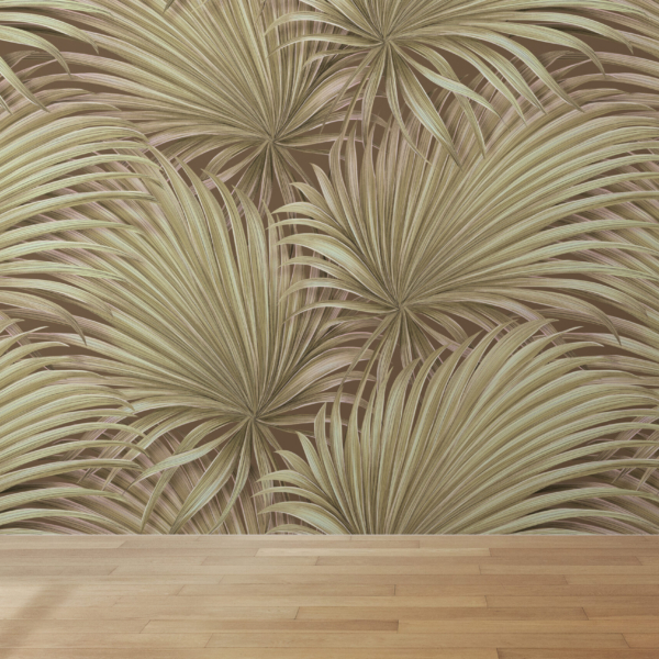 Fototapeta Tropical Gold Leaves