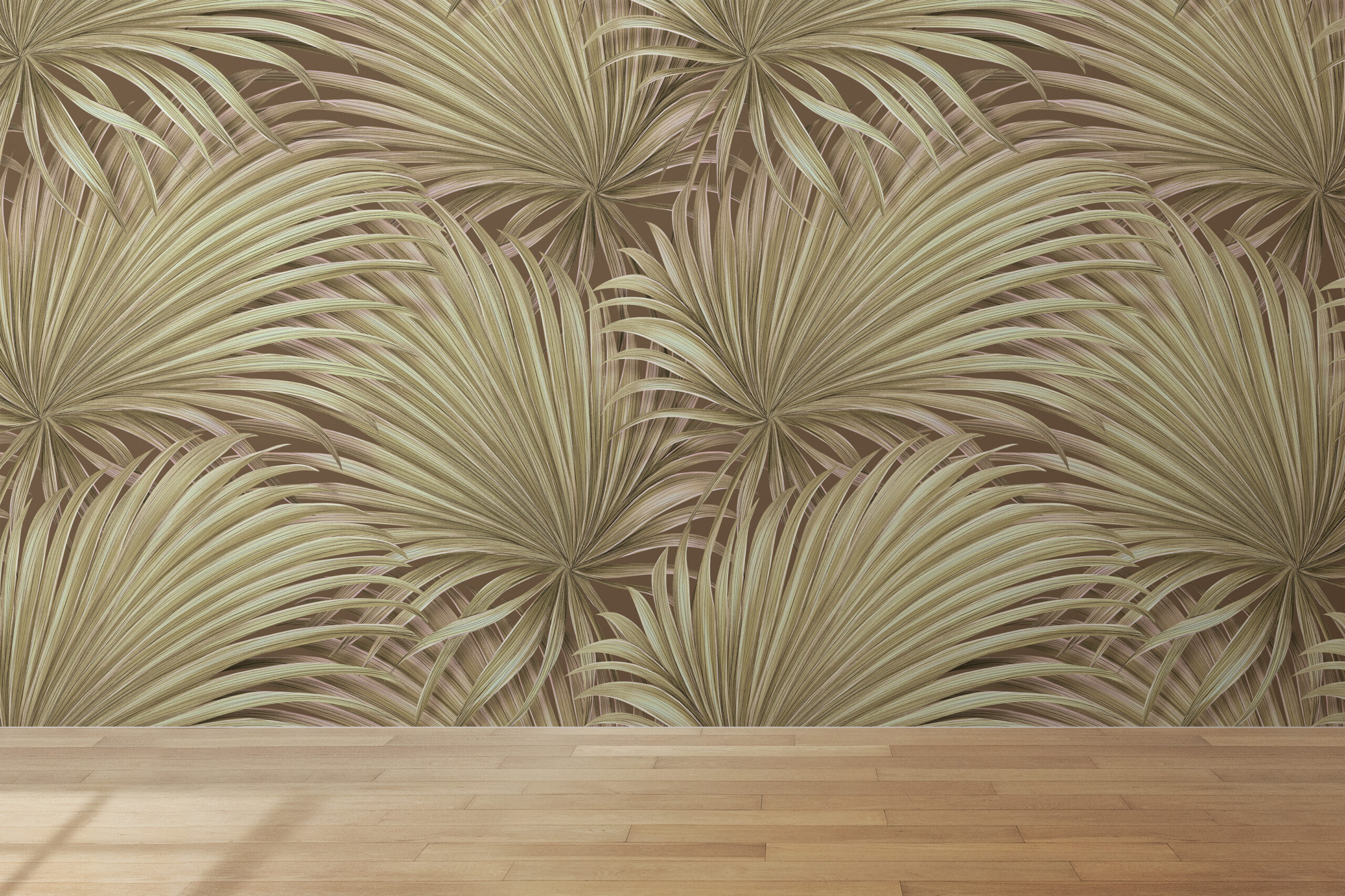 Fototapeta Tropical Gold Leaves