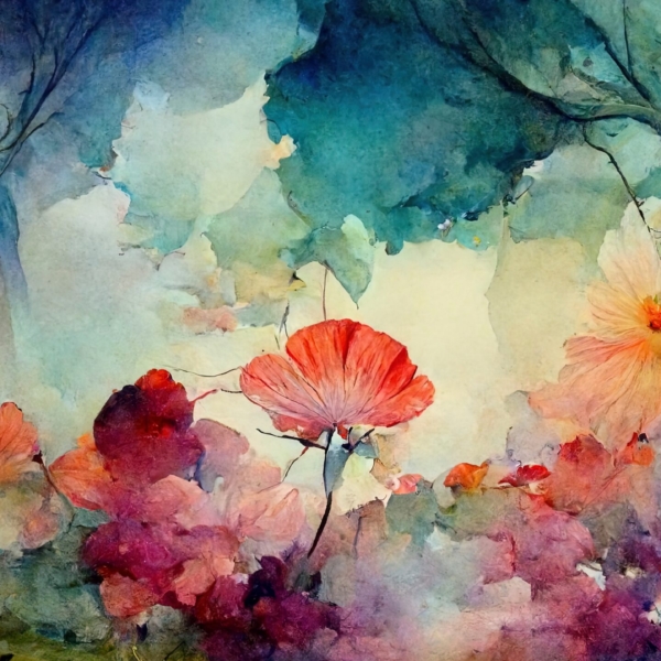 Nástěnná malba Paleta barev Meadows