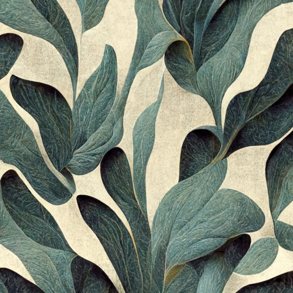 Nástěnná malba Zelené listy