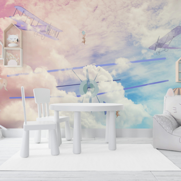 Fototapeta Let v pastelových mracích