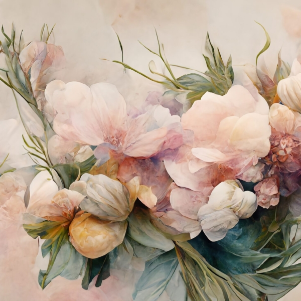 Nástěnná malba Kytice květin