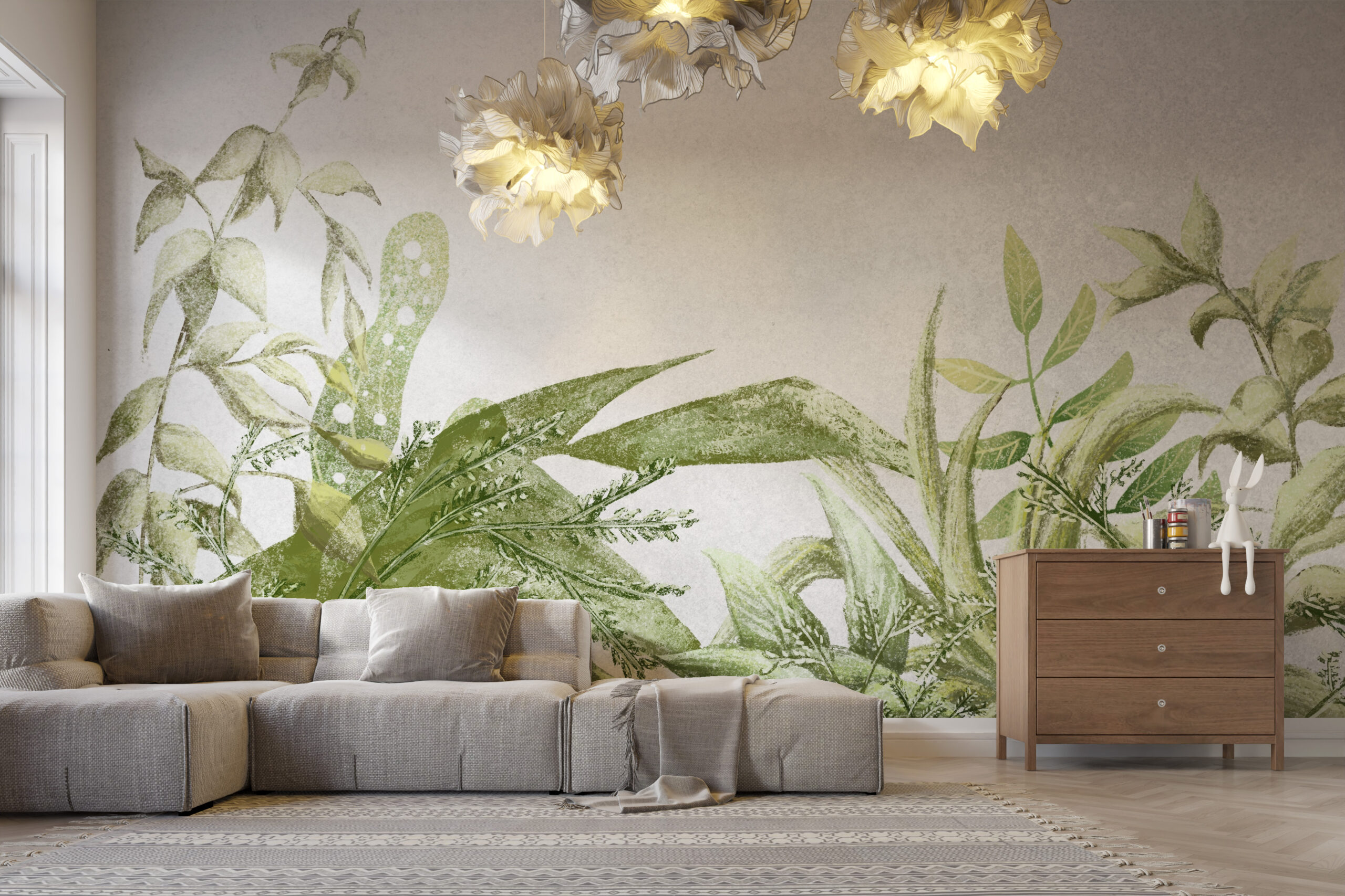 Nástěnná malba Vegetace