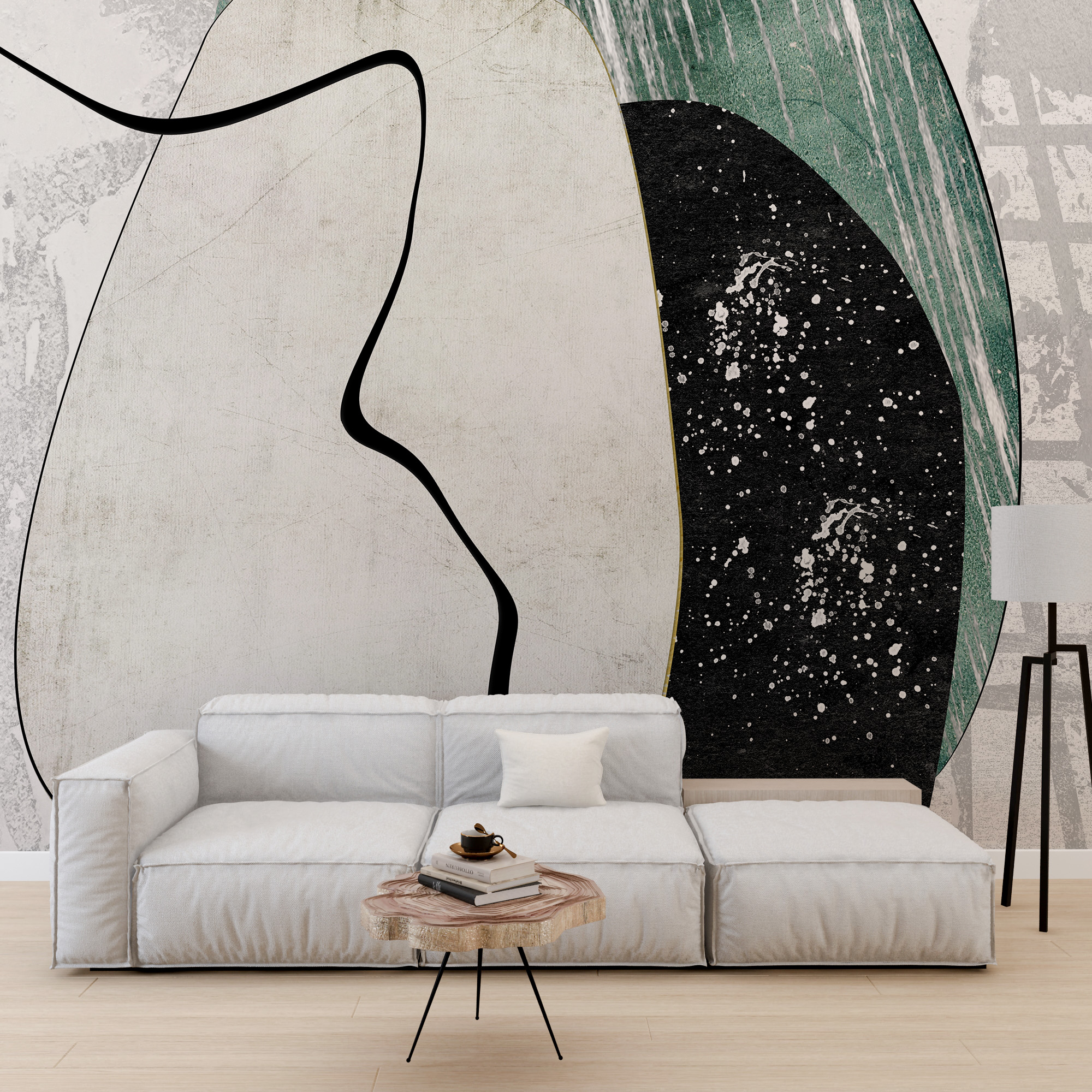 Nástěnná moderní abstrakce