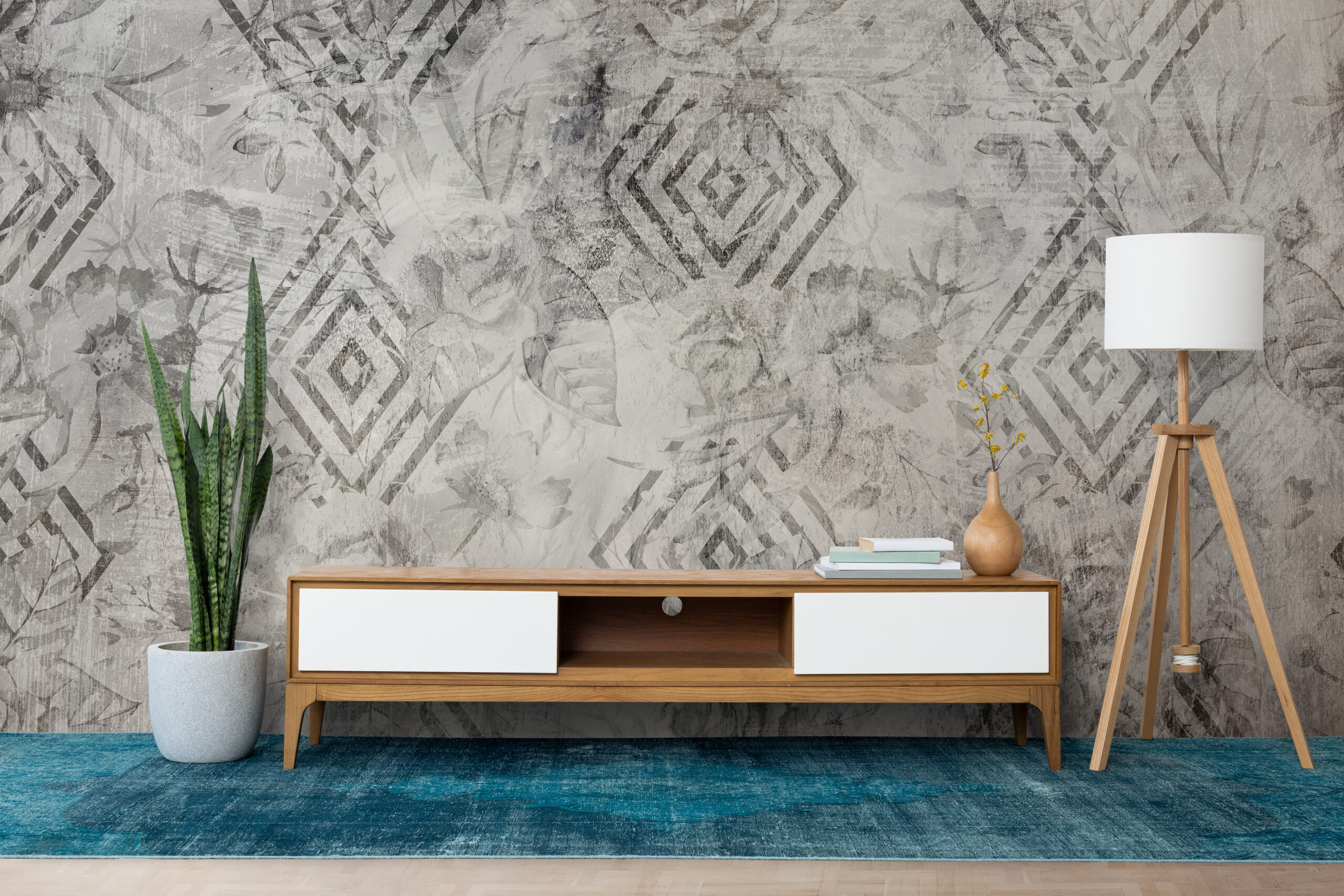 Tapety Geometrie a květiny