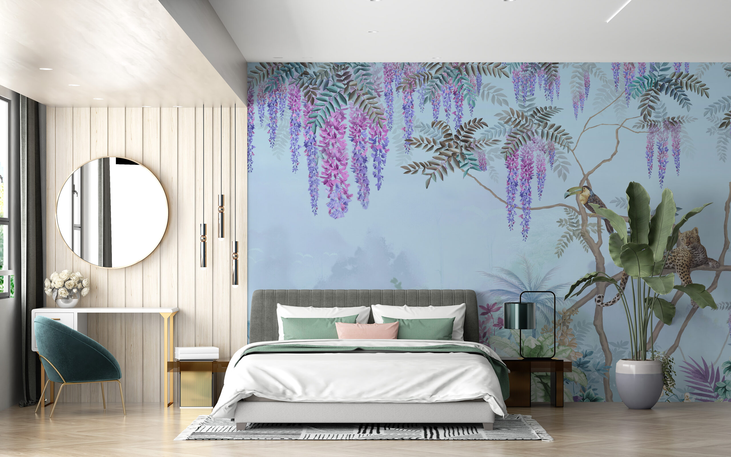 Pastelové tapety Jungle