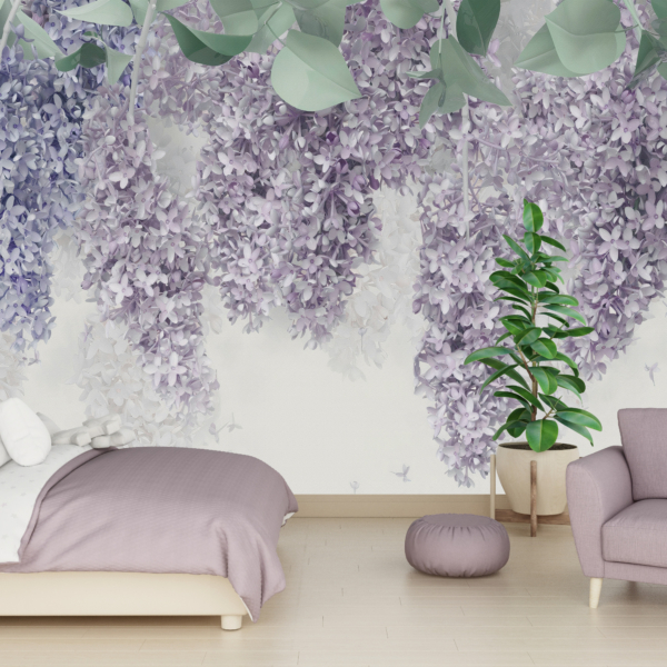 Nástěnná malba Hanging Lilac