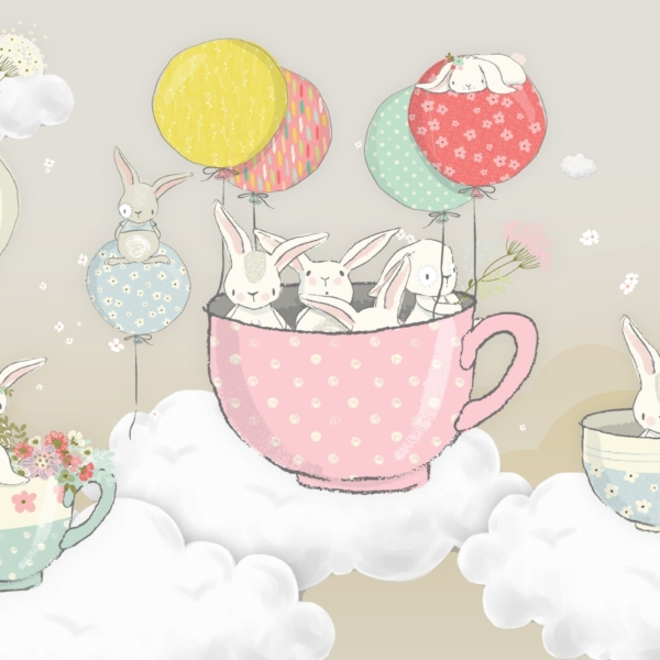 Tapety zajíčci v mracích