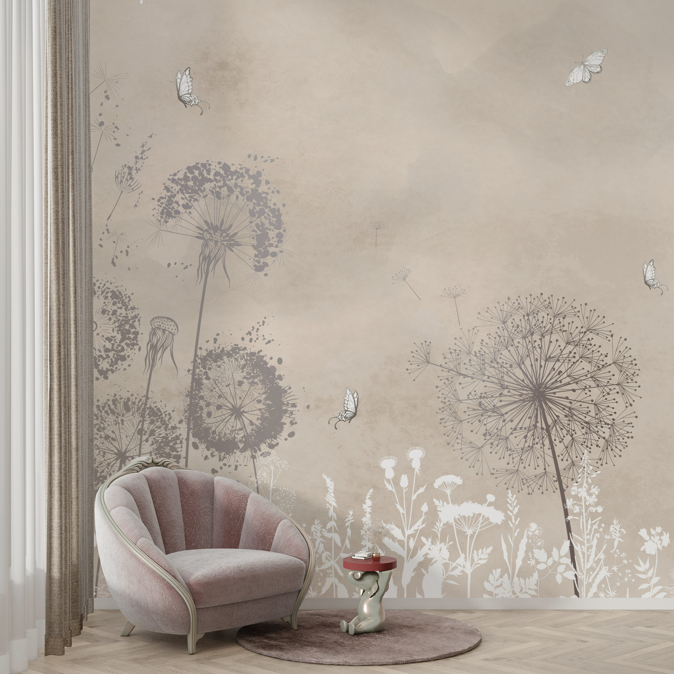 Nástěnné nafukovací tabule Beige