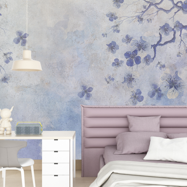 Nástěnná malba Fialové květiny na plátně