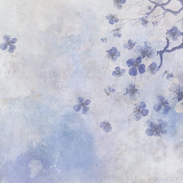 Nástěnná malba Fialové květiny na plátně