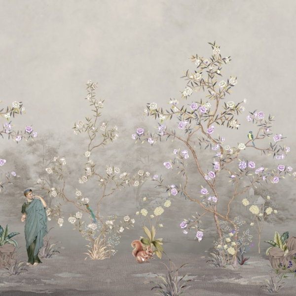 Nástěnná malba Tajemná zahrada