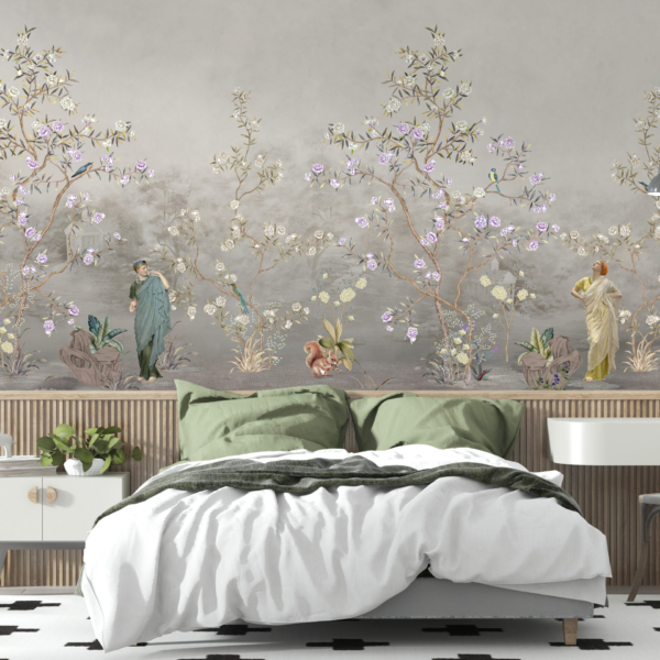 Nástěnná malba Tajemná zahrada