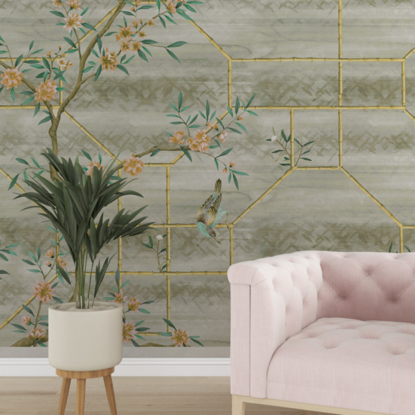 Vzor nástěnné rostliny