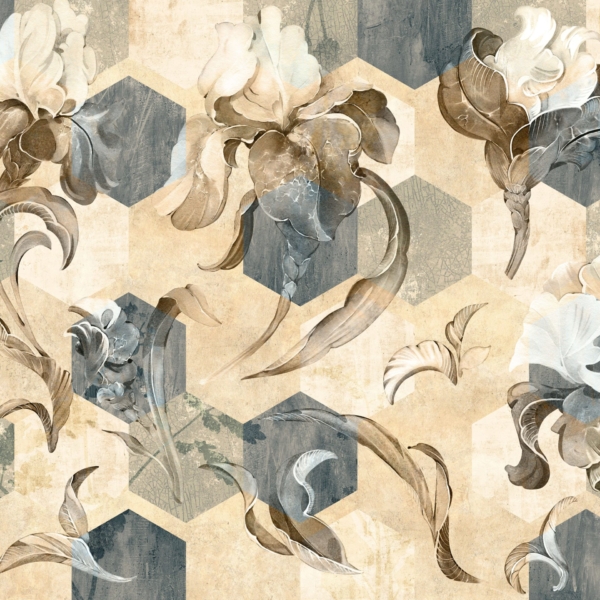 Nástěnná malba Elegantní květinový vzor