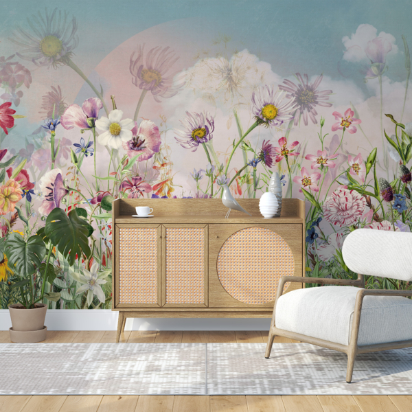 Barevné luční tapety