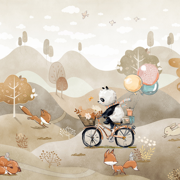 Fototapeta Happy Autumn Animals