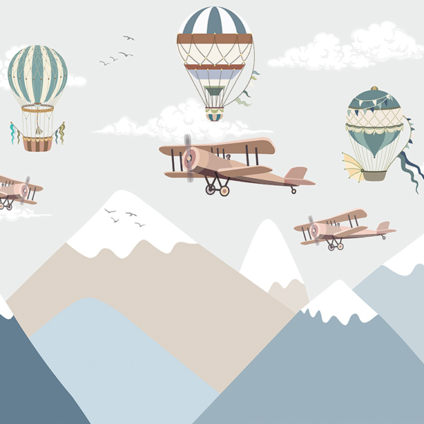 Fototapeta Letadla v horách