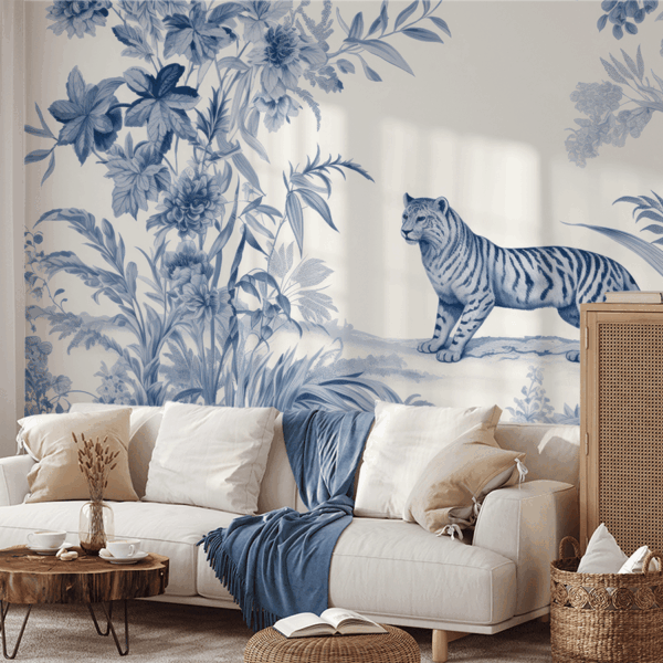 Fototapeta Modrá džungle