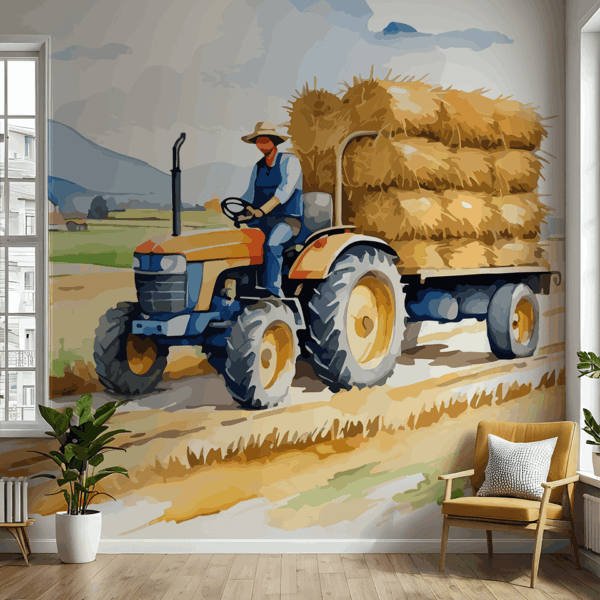 Fototapeta Slaměná stezka