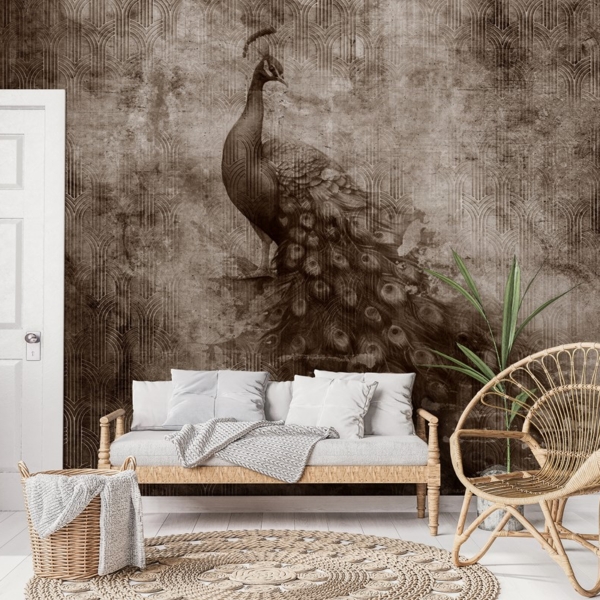 Fototapeta Vintage páv