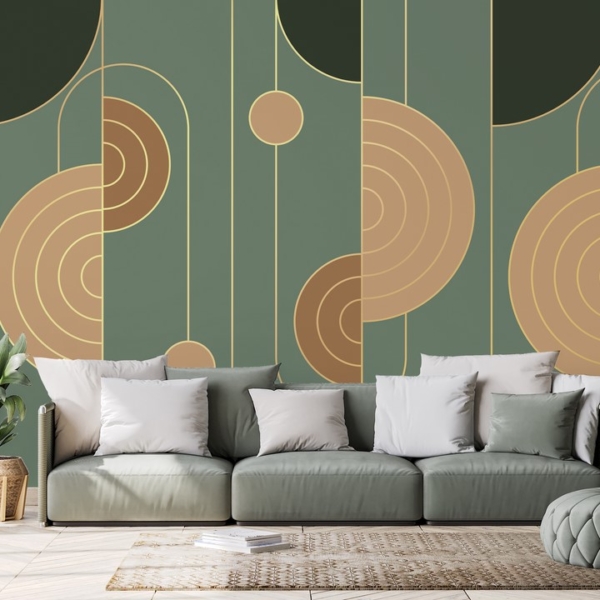 Fototapeta Zelená abstrakce