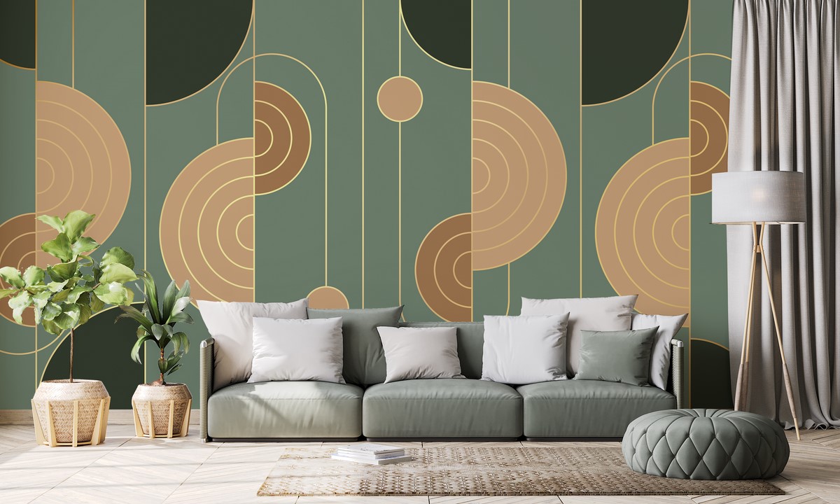 Fototapeta Zelená abstrakce