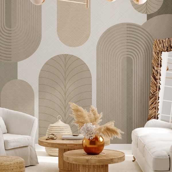 Fototapeta Béžové oblouky