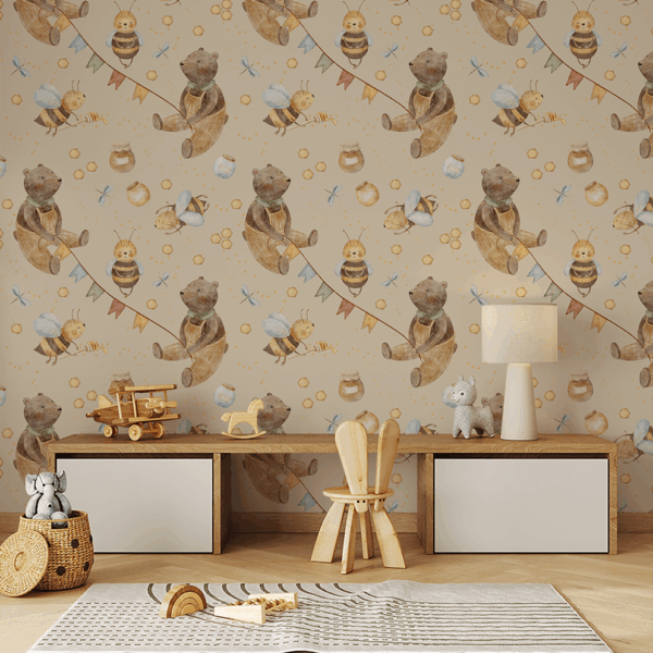 Fototapeta Medvěd a med