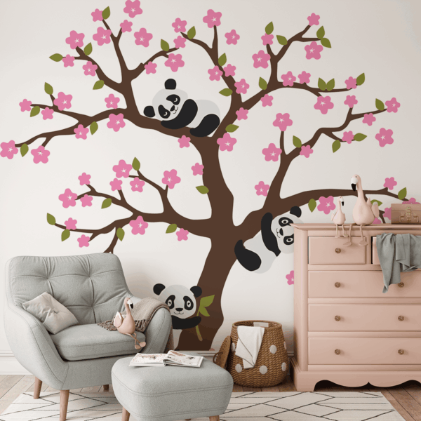 Fototapeta Země pandího květu