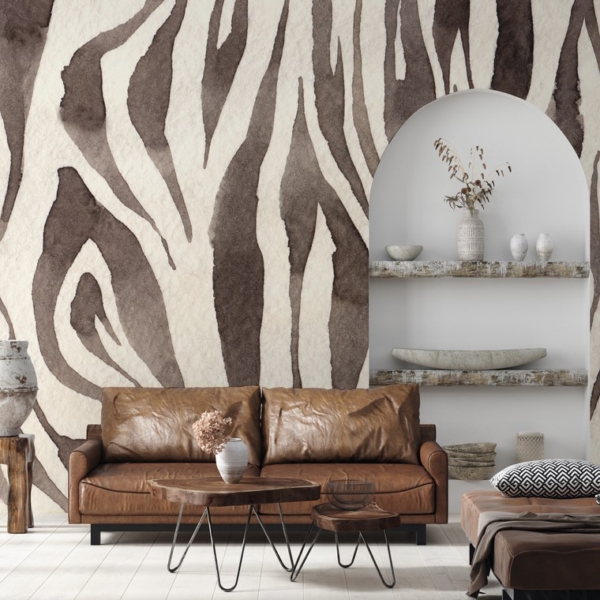 Fototapeta Hnědá zebra textura