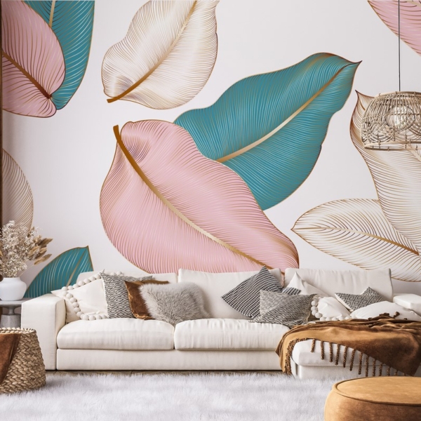 Fototapeta Zlaté listy fantazie