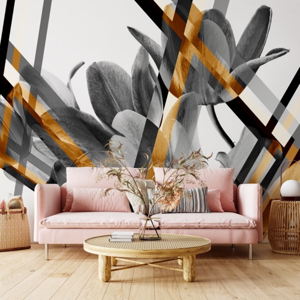 Fototapeta Geometrické květiny