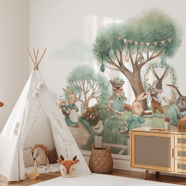 Fototapeta Velikonoční zajíčci