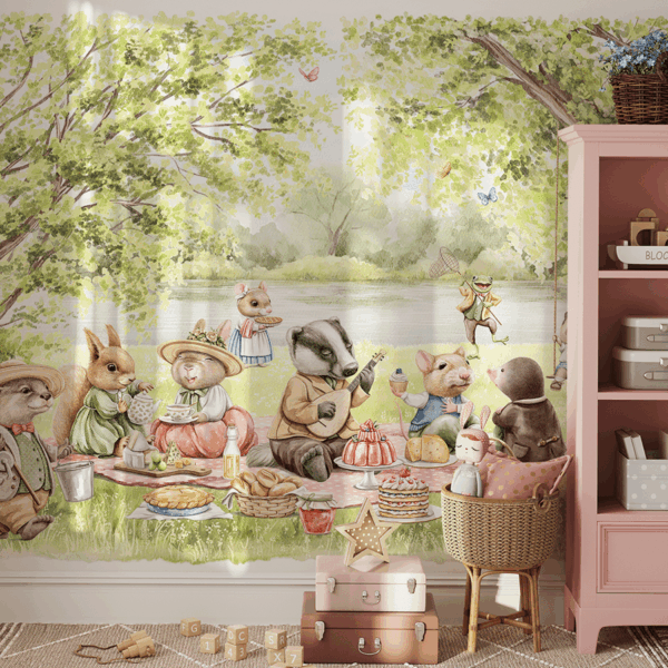 Fototapeta Lesní párty u jezera