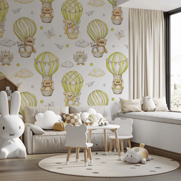 Fototapeta Balónková dobrodružství malých přátel