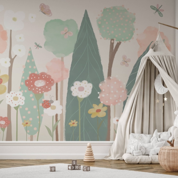 Fototapeta Květinová země