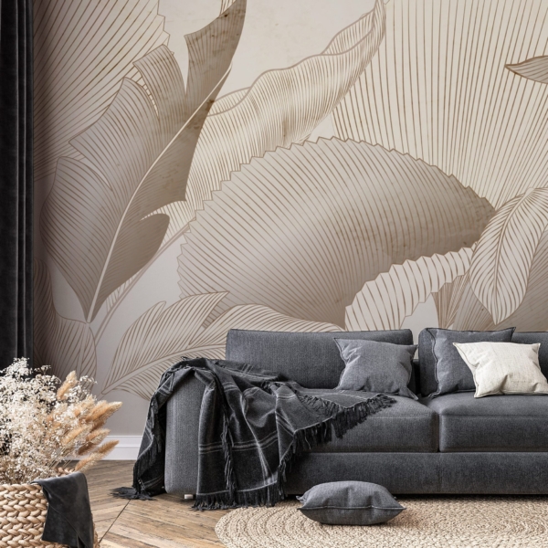 Fototapeta Siluety listů