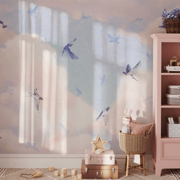 Fototapeta V objetí mraků