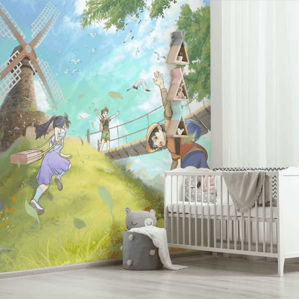 Fototapeta Dětství ve větru