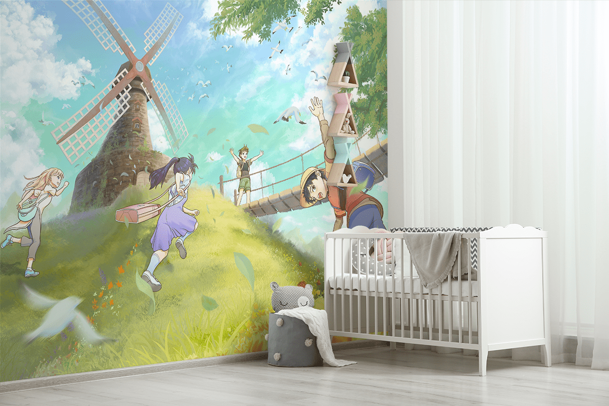 Fototapeta Dětství ve větru